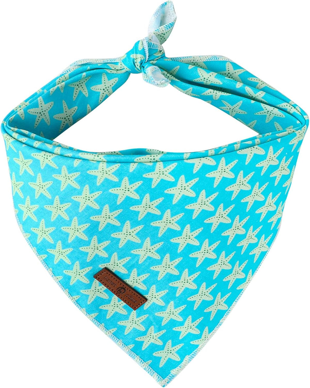 Summer Dog Bandana Starfish for Small Medium Large Dogs, Cat Dog Kerchief Triangle Bibs Scarf for Male Female